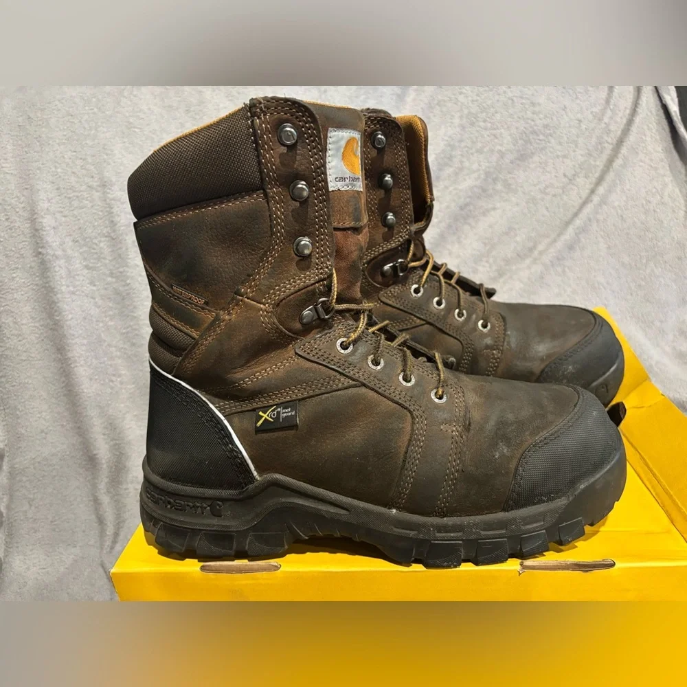 Carhartt Men's‎ 8-inch Waterproof Composite Toe Internal Met Guard Cmf8720- 10W